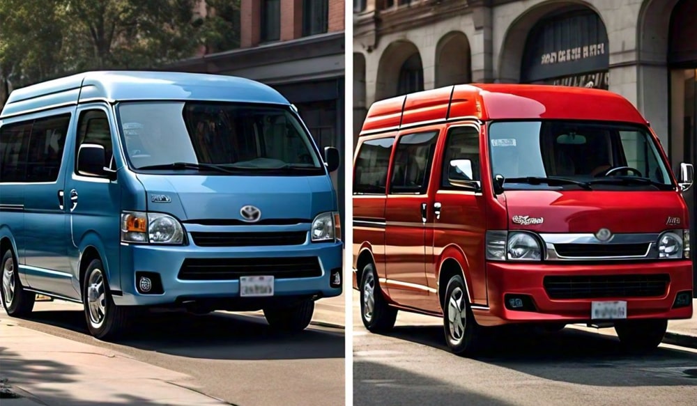 Toyota Delivery Van vs Nissan Delivery Van 