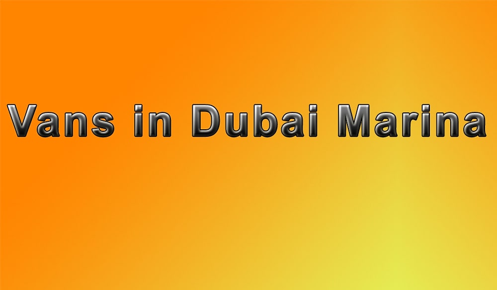 Vans in Dubai Marina